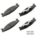 D632 Front Disc Brake Pad Set With Hardware For Ford Bronco E 150 Econoline And F Metal Pads 7503 
