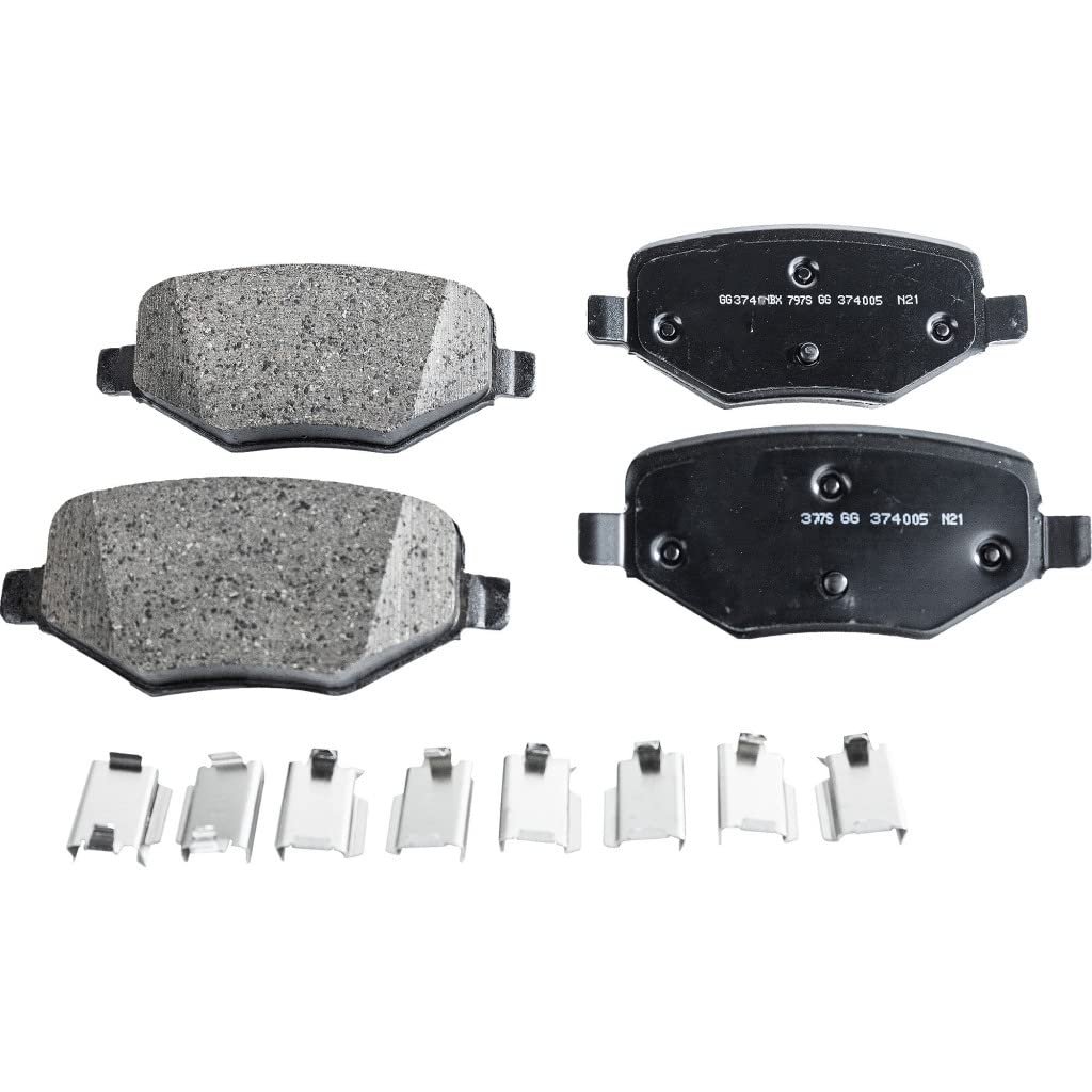 Surestop Ceramic Rear Brake Pad Set For Ford Taurus 2010 To 2019 And Flex 2009 2017 2 Wheel Brf1531