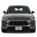 Fastasticdeals Metal Insert License Plate Frame Spade Weatherproof Car Accessories Black 4 Holes Solid