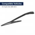 X Autohaux Car Rear Windshield Wiper Blade Arm Set Black 310mm 12 Inch For Toyota Yaris 2008 2009 2010 2011 2012 2013