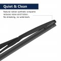 X Autohaux Car Rear Windshield Wiper Blade Arm Set Black 310mm 12 Inch For Toyota Yaris 2008 2009 2010 2011 2012 2013