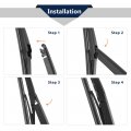 X Autohaux Car Rear Windshield Wiper Blade Arm Set Black 310mm 12 Inch For Toyota Yaris 2008 2009 2010 2011 2012 2013