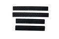 Auto Ventshade 91021 Stepshield Black Door Sill Protector 4 Piece 