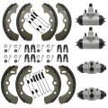M Mati Wheel Cylinder Brake Shoe Front Rear All For Kawasaki Mule 3000 3010 3020 4000 4010 Kaf620 Kaf950 Diesel 2001-2021