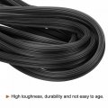 Uxcell Screen Spline 5m 16 4ft Rubber Sealing Strip Window Retainer 6mm Od Black 2 In 1 Combine Type