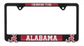 Elektroplate Officially Licensed A University Of Alabama Black Metal License Plate Frame With 3d Logos Affixed Premium Car Tag