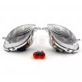 Hongk- Turn Signals Compatible With 1999-2003 2004 2005 2006 2007 Suzuki Hayabusa Gsxr1300 R Clear B01bw4pm1y