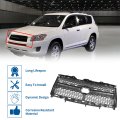 No 531010r050 Front Upper Hood Bumper Grille Grill For Toyota Rav4 Limited 2009-2012 Not Fit Base Sport Ev Black