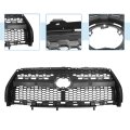 No 531010r050 Front Upper Hood Bumper Grille Grill For Toyota Rav4 Limited 2009-2012 Not Fit Base Sport Ev Black