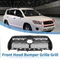 No 531010r050 Front Upper Hood Bumper Grille Grill For Toyota Rav4 Limited 2009-2012 Not Fit Base Sport Ev Black