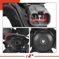 A-premium Engine Coolant Radiator Cooling Fan Assembly Compatible With Honda Cr-v Crv 1997 1998 1999 2000 2001 2 0l 2-pc Set