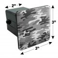 Snow Camouflage Tow Trailer Hitch Cover Plug Insert