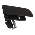 Rear Exterior Door Handles Pair For Ford E-350 Econoline 1992 To 1998 Hinged Textured Black Plastic Replaces 8c2z1526604bd