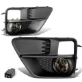 Auto Dynasty Compatible With 15-17 Subaru Wrx Sti Pair Of Bumper Driving Fog Lights Wiring Switch Smoked Lens