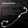 A-premium A C Discharge Line Hose Assembly Compatible With Hyundai Equus 2011-2013 Genesis 2009-2013 4 6l 5 0l Compressor To