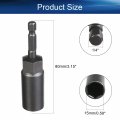 Auniwaig 1 4 Quick-change Hex Shank 15mm Nut Setter Driver Drill Bit 80mm Length Metric No Magnetic 1pcs