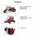 Chikia Pull Start Recoil Starter For Go Kart Kt196 Coleman Ct200u Ct200u-ex Bt200x Baja Warrior Heat Mb200 Mb165 196cc Massimo