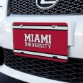 Graphics More Miami University Stripes Novelty Metal Vanity Tag License Plate
