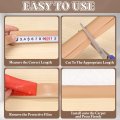 6 56ft X 1 38 0 39 Carpet To Tile Transition Strip Self-adhesive Edge Pvc Gap Cover Laminate Trim For Uneven Surfaces White