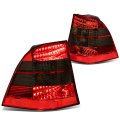 Auto Dynasty Smoke Lens Led Tail Brake Light Taillights Lamps For Mercedes-benz W163 M-class 