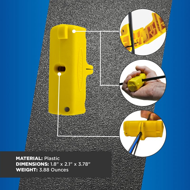Miller Mb04 Fttx Flat Drop-cable Slitter With Articulating Hinge Easily Portable Tool For Professional Technicians Electricians
