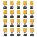 20 Pcs Xt60h Connector Plug Male Female Gold Plated With Protective Shell