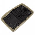X Autohaux Car Center Console Cover Armrest Cup Holder Pad Replacement For Toyota Highlander 2009 2010 2011 Beige