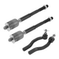 4pcs Front Inner Outer Tie Rod Ends Kit Suspension Steering End For Toyota Solara 04-08 Lexus Es330 04-06 Drag Link No Es80603 