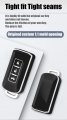 Ontto Fit For Mitsubishi Key Fob Cover Withchain Outlander Case Eclipse Cross Tpu Remote Key Protector Anti-scratched Purple