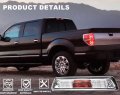 Third 3rd Brake Light For Ford F150 2009-2014 High Mount Stop Tercera Luz De Freno Clear