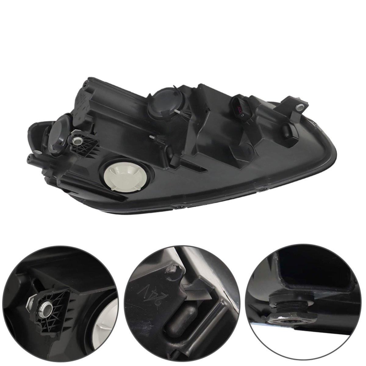 1pc Driver Side Headlight Assembly Replacement For Passat 2012-2015 Housing Black Halogen 561941005d Vw2502148 Left Lh