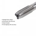Uxcell Thread Milling Threading Tap 3 8 -16 Unc Left Hand Machine Hss High Speed Steel 6542 Uncoated Straight Flutes 2b