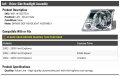 Left Driver Side Headlight Assembly Compatible With 2002-2005 Ford Explorer