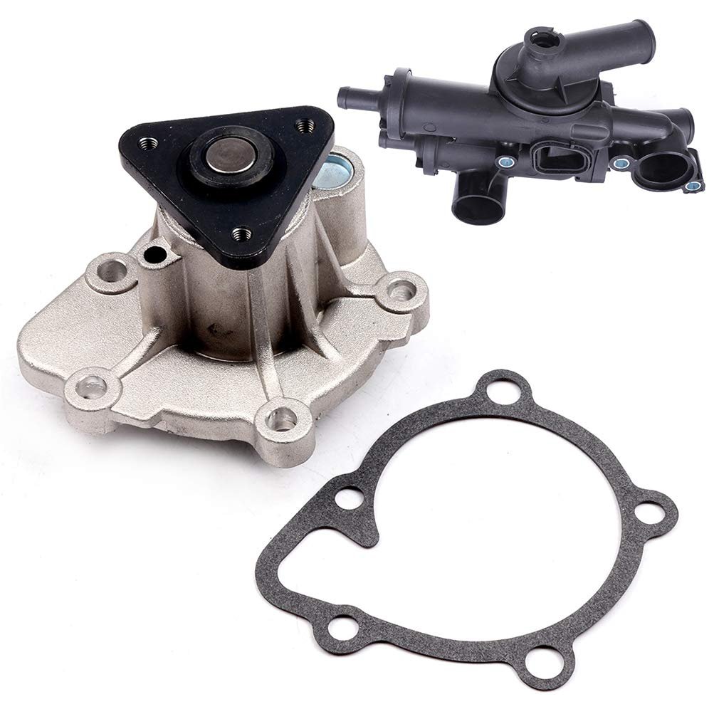 Thermostat Housing And Water Pump For Chrysler 200 Sebring Dodge Avenger Caliber Journey Jeep Compass Patriot Replaces Cr7180