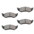 Front D820 Ceramic 4pcs W Hardware Disc Brake Pad Set 