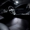 Wljh 4pcs 6000k White 31mm Led Bulbs Super Bright Interior Car Lights Error Free Canbus 8-smd 2835 Chipsets 3175 Festoon De3175