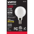 Satco S21212 5g16 5 Led Wh 927 120v E12-6 Pack White