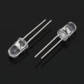 Aexit 100 Pcs Lighting Fixtures And Controls Dc 1 9-2 2v 20ma Brighting Led Lamps 5mm Dia Red Light Emitting Diodes