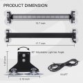 Xridonsen 2 In 1 Emergency Strobe Traffic Advisor Police Light Bar 144 Led Windshield Dash Lights Warning Safety Interior Deck
