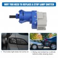 X Autohaux Stop Lamp Switch Brake Light Replacement For Jaguar Xf 2009-2016 Xj 2010-2016 No 56038958ac 53378929