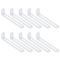 10 Pcs Adjustable Right Angle Brackets Slotted L-shape Corner 4 7 X1 2 X0 90 Degree Steel L Bracket Support For Shelves Wood 