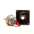 45761 Battery Disconnect Switch With Panel 175 Amp Continuous Rating 6 To 36 Volt Manual Off On Red Handle And Aluminum 