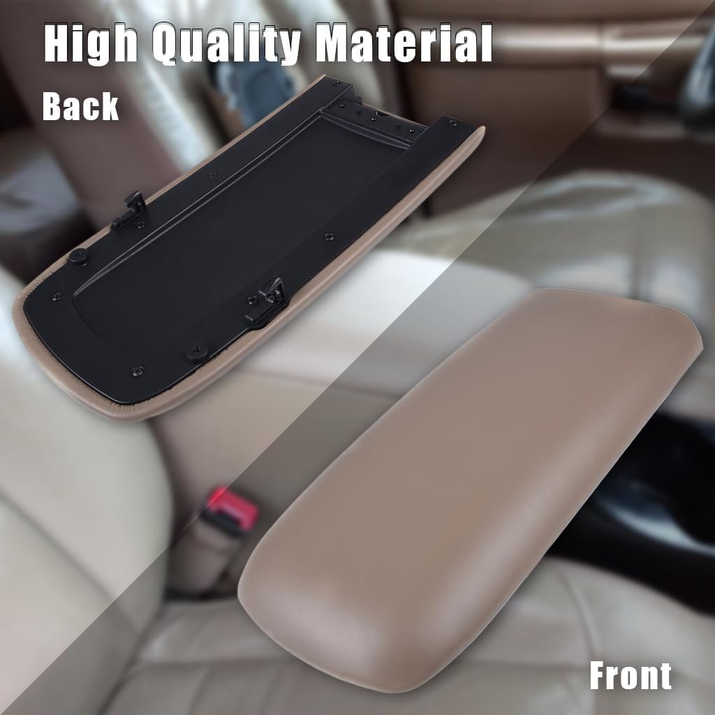 Center Console Lid Cover For 1997-2000 Ford Explorer 1997-2001 Mercury Mountaineer 2001-2002 Sport Trac 924-882 Beige