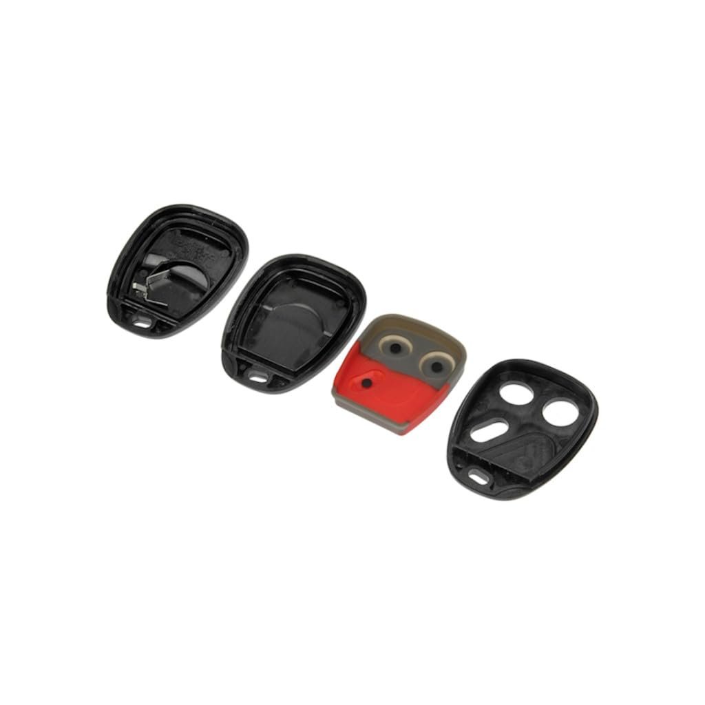 Oldsmobile Bravada 2002 2003 2004 Keyless Remote Case Plastic Material Black Lock Unlock Panic Button Functions 3 Replacement