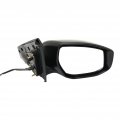 Nissan Sentra 2013-2019 Door Mirror Passenger Side Power Glass Heated Manual Folding Paintable In-housing Signal Light 