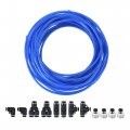 Uxcell Pneumatic 4mm Od 2 5mm Id Polyurethane Pu Air Hose Tubing Kit 10 Meters Blue