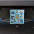 Lost In Space Cartoon Crew Floating Retro Style Tow Trailer Hitch Cover Plug Insert