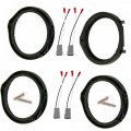 Teamwill 2 Pairs Car Speaker Adapter Board Wiring Harness Connector For Honda-civic 6 5 