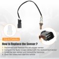 Uxcell 1 Pcs Car O2 Oxygen Sensor Air Fuel Ratio Replacement No 68087364aa For Chrysler Dodge Ram Jeep