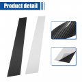 X Autohaux 1 Set Glossy Carbon Fiber Pattern Car Door Window Pillar Posts Cover Trim Exterior Stickers For Bmw 3 Series F30